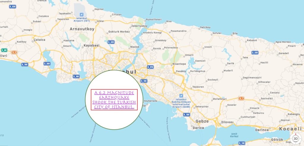 EARTHQUAKE SHAKES TURKISH CITY OF ISTANBUL