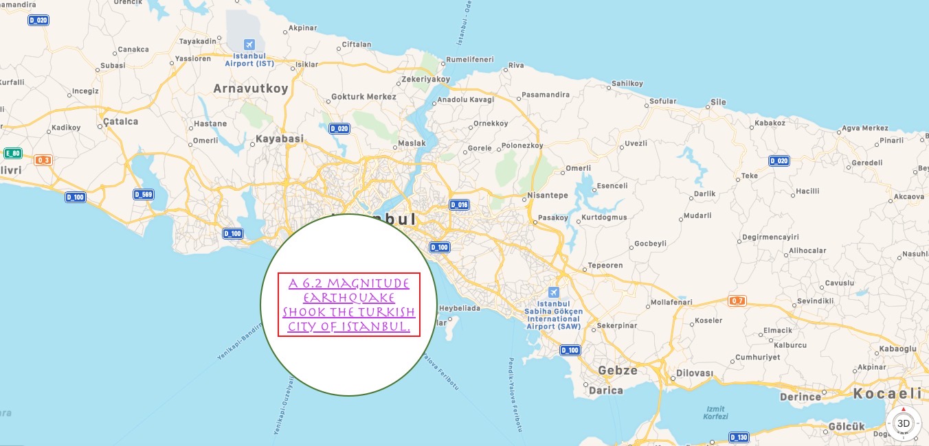 EARTHQUAKE SHAKES TURKISH CITY OF ISTANBUL